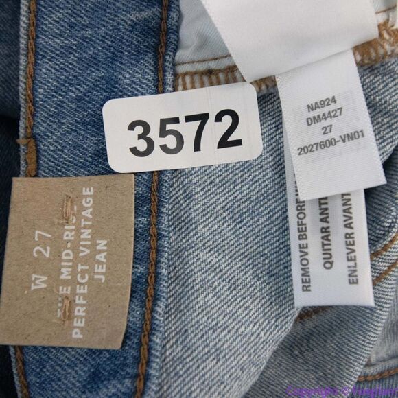 NEW Madewell‎ The Mid-Rise Perfect Vintage Jean in Enmore Wash, 27 - Picture 15 of 16